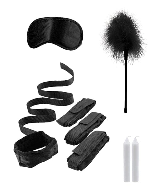 Shots America Shots Ouch Bed Bindings Restraint Kit - Black Kink &amp; BDSM