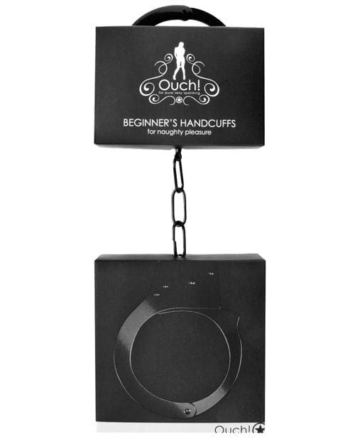 Shots America Shots Ouch Beginner Handcuffs Black Kink &amp; BDSM