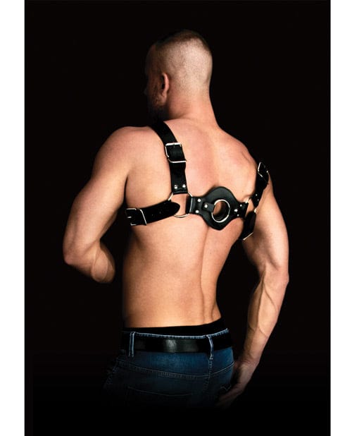Shots America Shots Ouch Costas Solid Structure 1 Body Harness - Black Kink &amp; BDSM