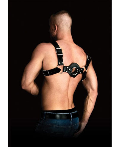 Shots America Shots Ouch Costas Solid Structure 1 Body Harness - Black Kink & BDSM