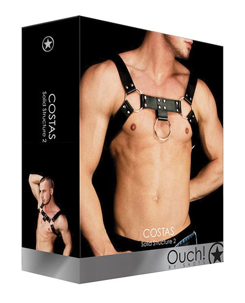 Shots America Shots Ouch Costas Solid Structure 2 - Black Kink &amp; BDSM