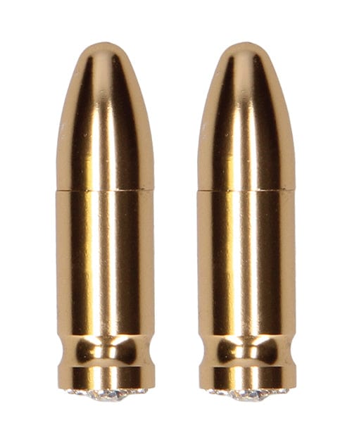 Shots America Shots Ouch Diamond Bullet Magnetic Nipple Clamps Kink &amp; BDSM