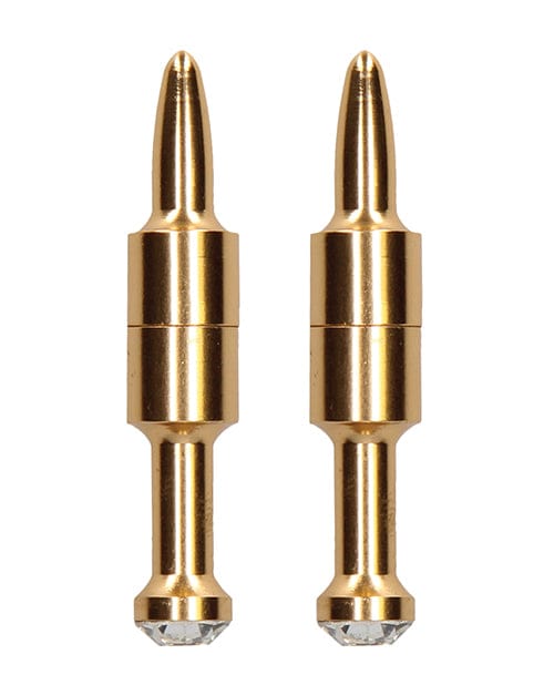 Shots America Shots Ouch Diamond Pin Magnetic Nipple Clamps Kink &amp; BDSM