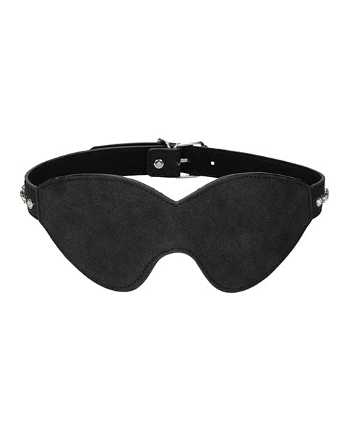 Shots America Shots Ouch Diamond Studded Eye Mask - Black Kink &amp; BDSM