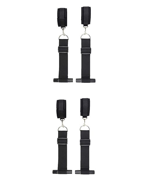 Shots America Shots Ouch Door Restraint Kit - Black Kink &amp; BDSM