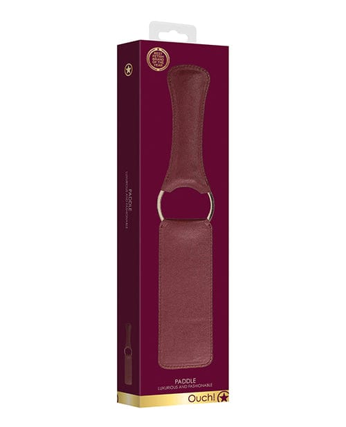 Shots America Shots Ouch Halo Paddle Burgundy Kink &amp; BDSM