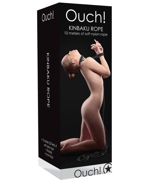 Shots America Shots Ouch Kinbaku Rope - Black Kink &amp; BDSM