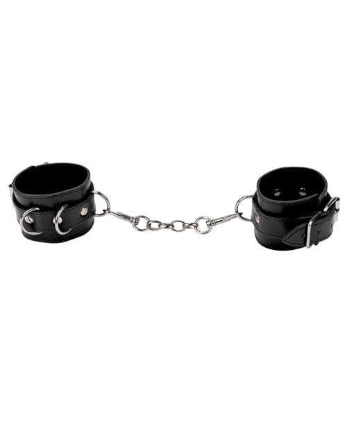 Shots America Shots Ouch Leather Cuffs Kink &amp; BDSM