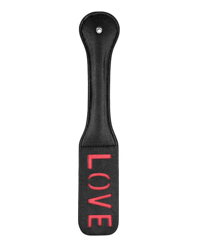 Shots America Shots Ouch Love Paddle - Black Kink & BDSM