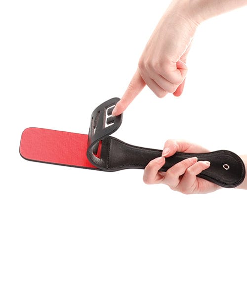 Shots America Shots Ouch Love Paddle - Black Kink &amp; BDSM