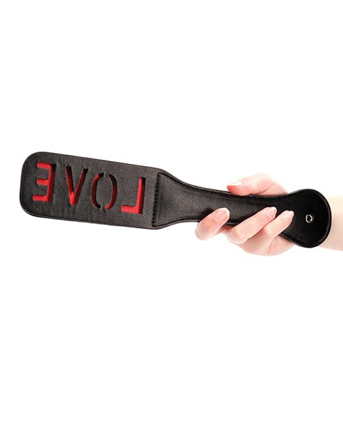 Shots America Shots Ouch Love Paddle - Black Kink &amp; BDSM