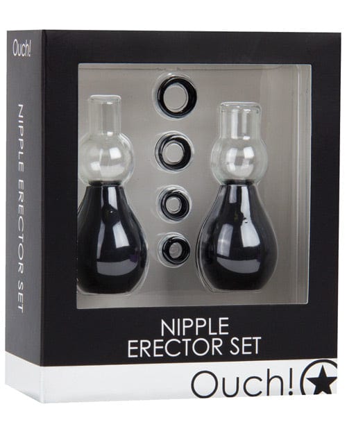 Shots America Shots Ouch Nipple Erector Set - Black Kink &amp; BDSM