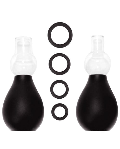 Shots America Shots Ouch Nipple Erector Set - Black Kink &amp; BDSM