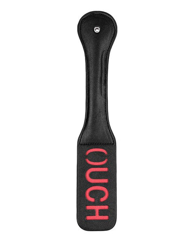 Shots America Shots Ouch Ouch Paddle - Black Kink & BDSM