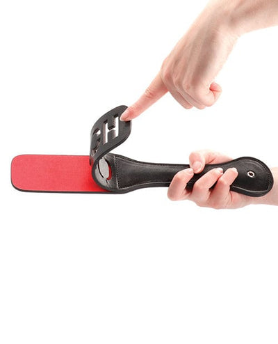 Shots America Shots Ouch Ouch Paddle - Black Kink & BDSM