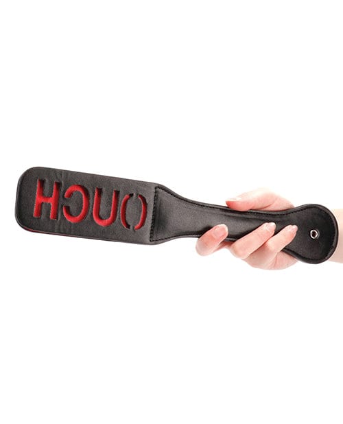 Shots America Shots Ouch Ouch Paddle - Black Kink &amp; BDSM