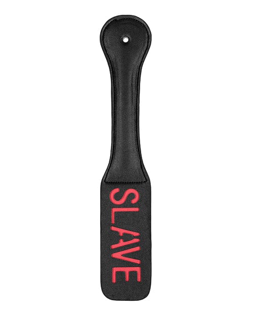 Shots America Shots Ouch Slave Paddle - Black Kink &amp; BDSM