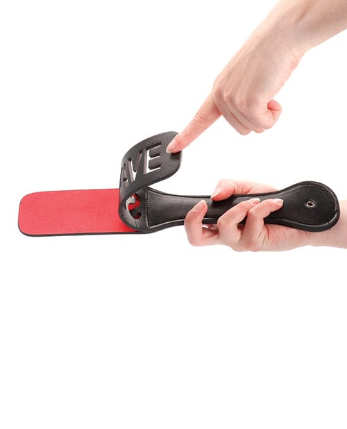 Shots America Shots Ouch Slave Paddle - Black Kink &amp; BDSM