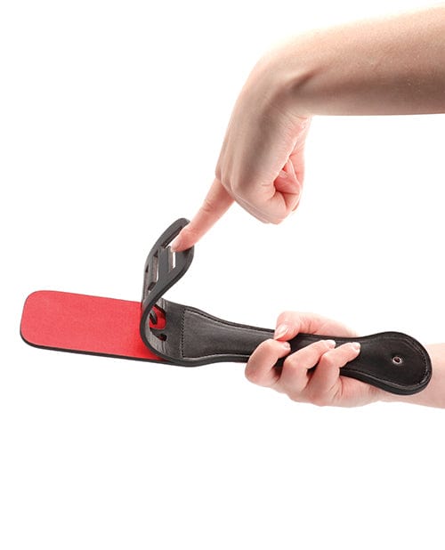 Shots America Shots Ouch Slut Paddle - Black Kink &amp; BDSM