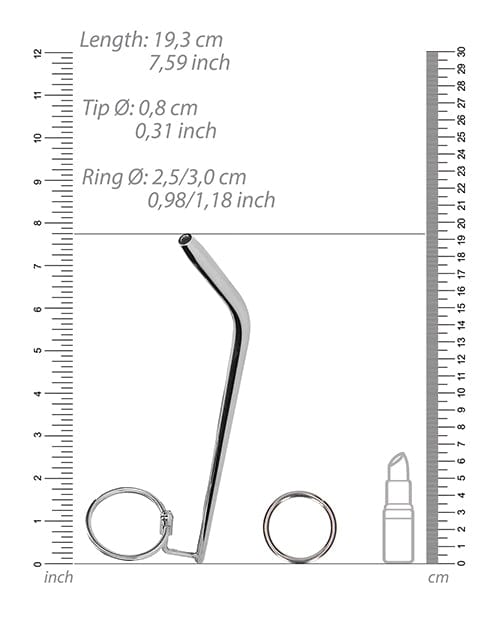 Shots America Shots Ouch Urethral Sounding Dilator Stick Kink &amp; BDSM