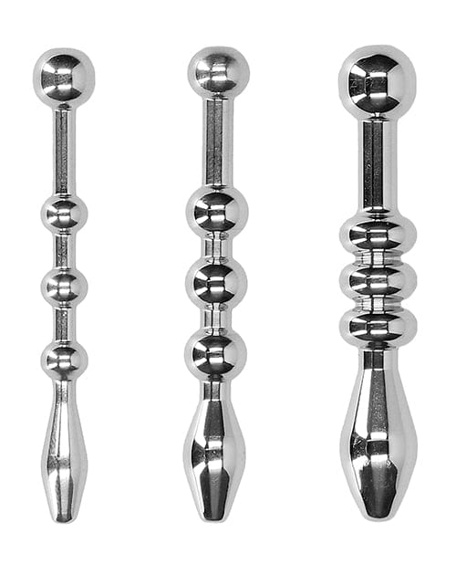 Shots America Shots Ouch Urethral Sounding Metal Plug Set Kink &amp; BDSM