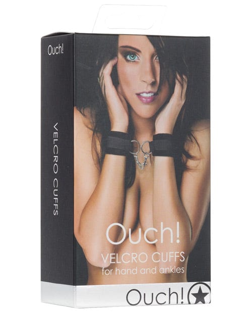 Shots Ouch Velcro Hand-Ankle Cuffs - Black