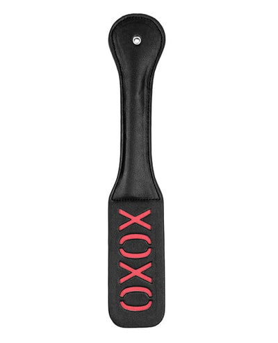 Shots America Shots Ouch XOXO Paddle - Black Kink & BDSM