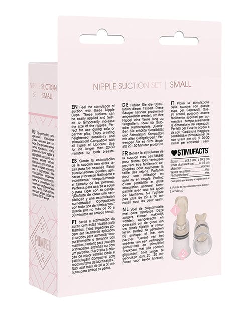Shots America Shots Pumped Nipple Suction Set Kink &amp; BDSM