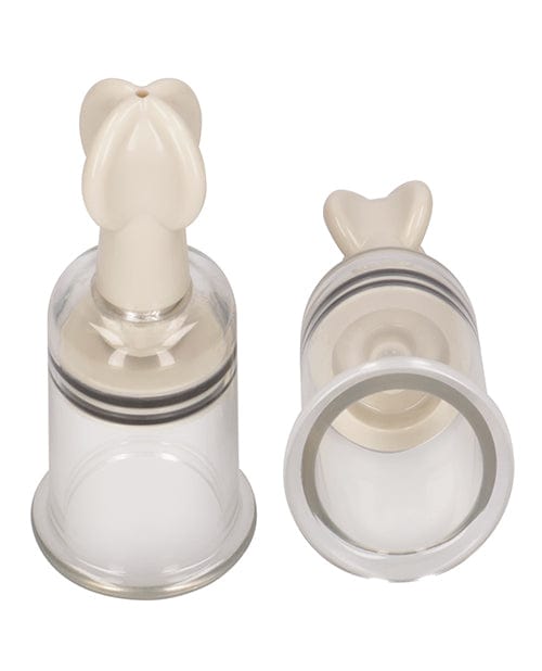 Shots America Shots Pumped Nipple Suction Set - Medium Clear Kink &amp; BDSM
