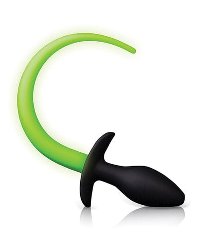 Shots America LLC Shots Ouch Puppy Tail Plug - Glow In The Dark Anal Toys