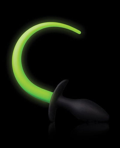 Shots America LLC Shots Ouch Puppy Tail Plug - Glow In The Dark Anal Toys