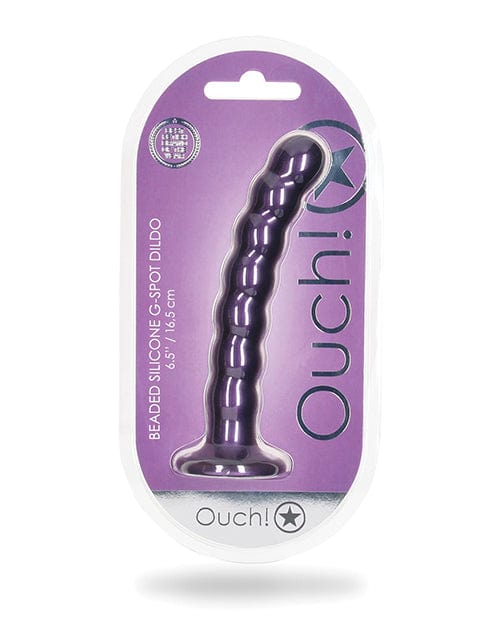 Shots Ouch 6.5 Inch Beaded G-spot Dildo