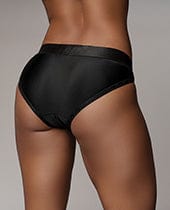 Shots America LLC Shots Ouch Vibrating Strap On Hipster - Black Dildos
