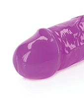 Shots America LLC Shots Realrock 15" Double Dong Glow In The Dark Neon Purple Dildos