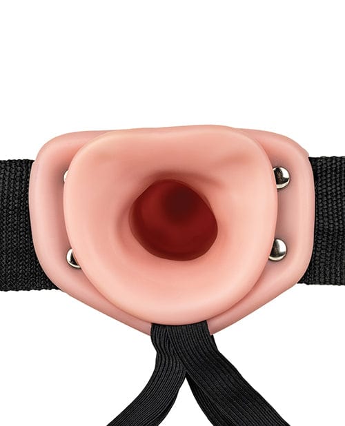 Shots America LLC Shots Realrock 8" Vibrating Hollow Strap On W/o Balls Dildos