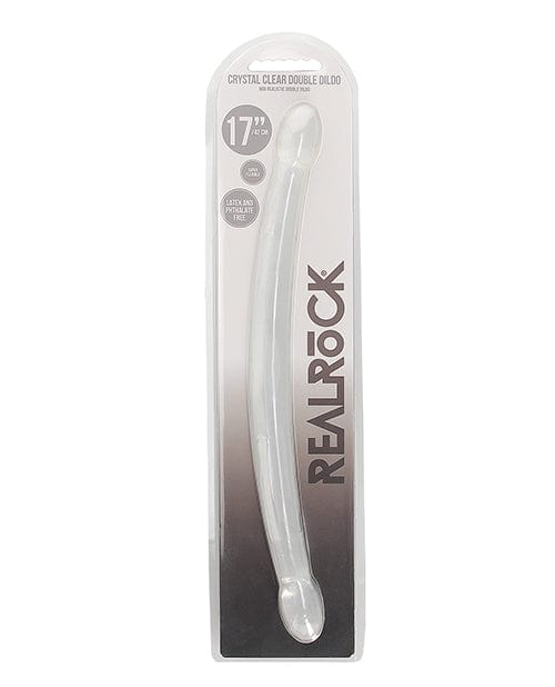 Shots America LLC Shots Realrock Crystal Clear 17" Double Dildo Transparent Dildos