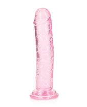 Shots America LLC Shots Realrock Crystal Clear Straight Dildo W/suction Cup Dildos