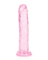 Shots America LLC Shots Realrock Crystal Clear Straight Dildo W/suction Cup Dildos