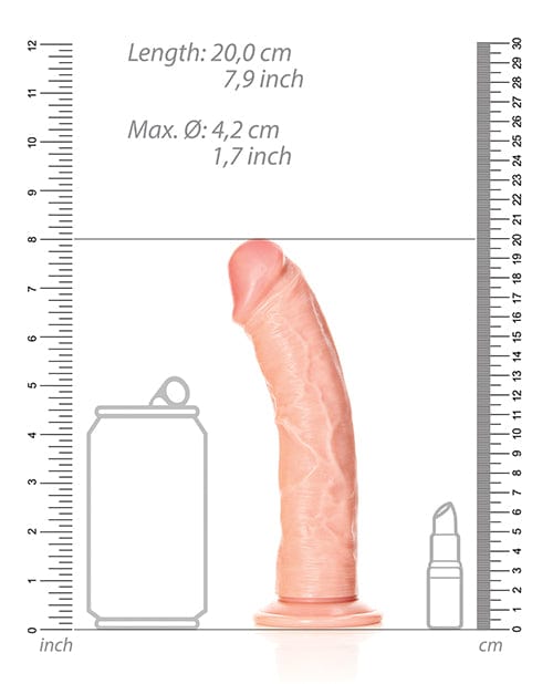 Shots Realrock Realistic 7 Inch Curved Dildo
