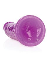 Shots America LLC Shots Realrock Slim Dildo Glow In The Dark Neon Purple / 9" Dildos
