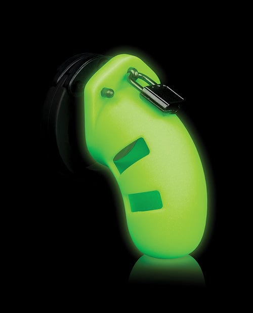 Shots America LLC Shots Ouch 3.5" Model 20 Cock Cage - Glow In The Dark Kink &amp; BDSM
