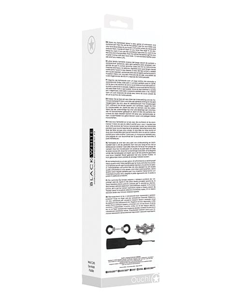 Shots America LLC Shots Ouch Black &amp; White Introductory Bondage Kit 