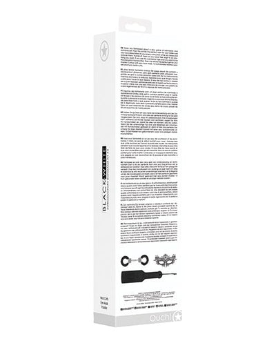 Shots America LLC Shots Ouch Black & White Introductory Bondage Kit #3 - Black Kink & BDSM