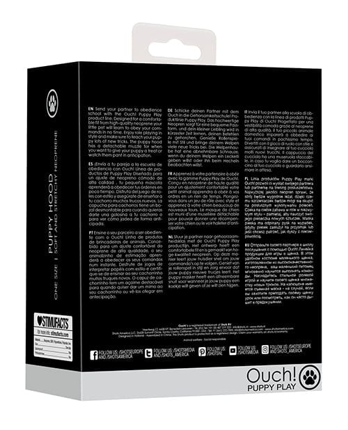 Shots America LLC Shots Ouch Puppy Play Puppy Hood Kink &amp; BDSM