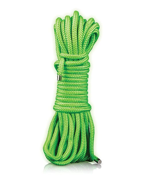 Shots America LLC Shots Ouch Rope - 10m Glow In The Dark Kink &amp; BDSM