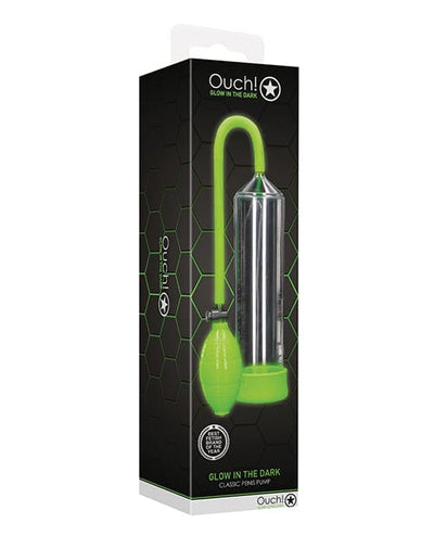 Shots America LLC Shots Ouch Classic Penis Pump - Glow In The Dark Penis Toys