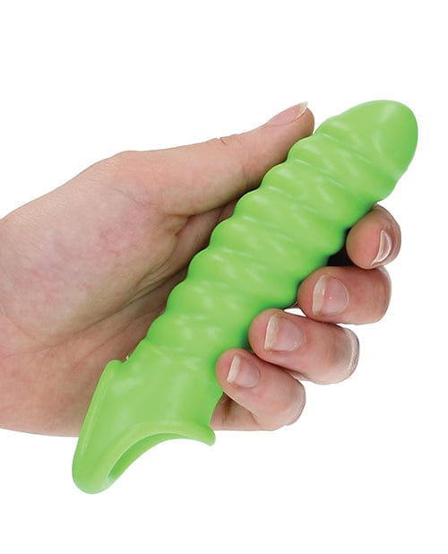 Buy Shots Ouch Swirl Stretchy Penis Sleeve - Glow In The Dark | Best Price  for Penis Toys
