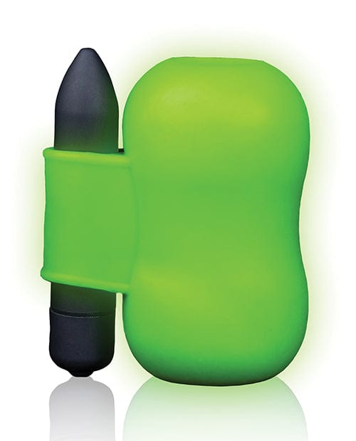 Shots America LLC Shots Ouch Vibrating Masturbator - Glow In The Dark Penis Toys