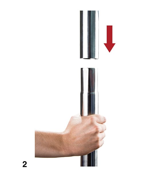Shots America Shots Ouch Dance Pole - Silver More