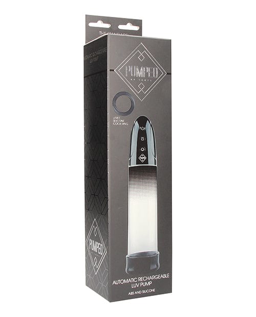 Shots America Shots Pumped Automatic Rechargeable Luv Pump Black Penis Toys